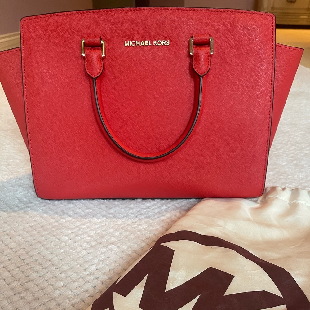 Michael Kors red purse